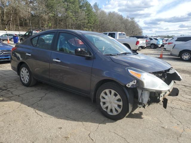 3N1CN7AP4FL809616 - 2015 NISSAN VERSA S GRAY photo 4