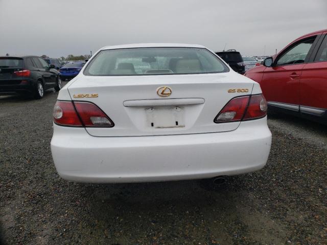 JTHBF30G230115353 - 2003 LEXUS ES 300 WHITE photo 6