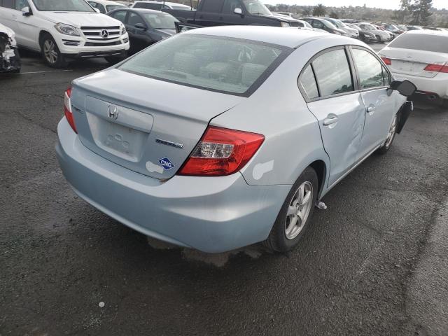 19XFB5F55CE003377 - 2012 HONDA CIVIC NATURAL GAS BLUE photo 3