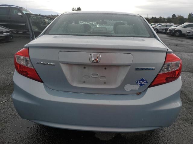 19XFB5F55CE003377 - 2012 HONDA CIVIC NATURAL GAS BLUE photo 6