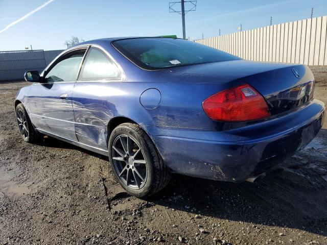 19UYA42661A036037 - 2001 ACURA 3.2CL TYPE-S BLUE photo 2