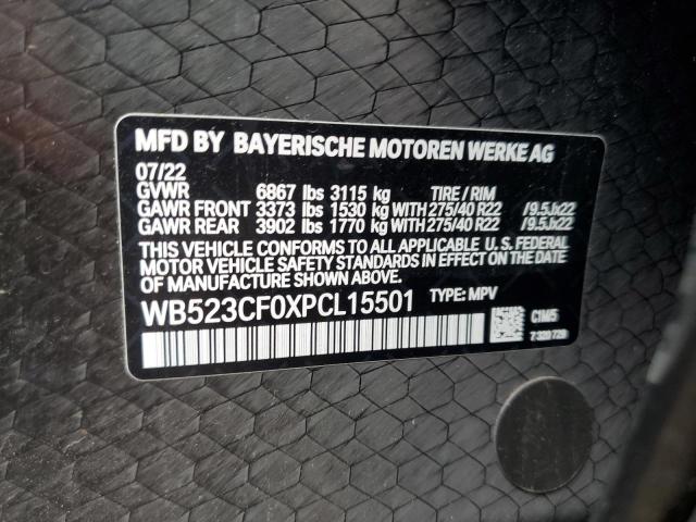 WB523CF0XPCL15501 - 2023 BMW IX XDRIVE50 Mavi foto 13