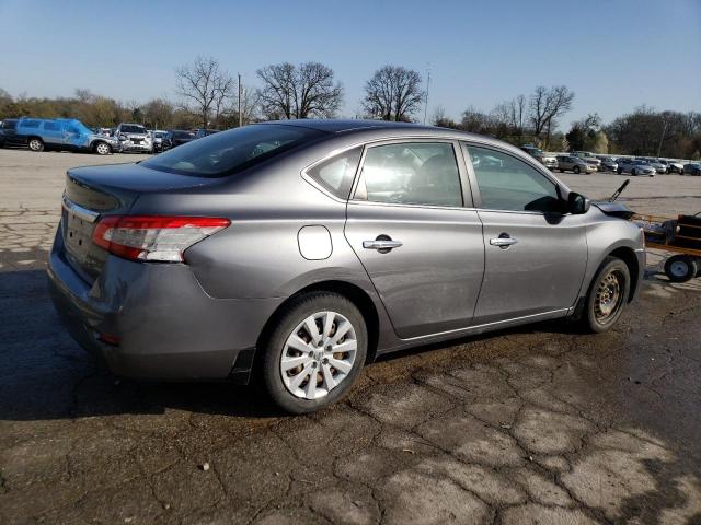 3N1AB7AP7FY375369 - 2015 NISSAN SENTRA S CHARCOAL photo 3