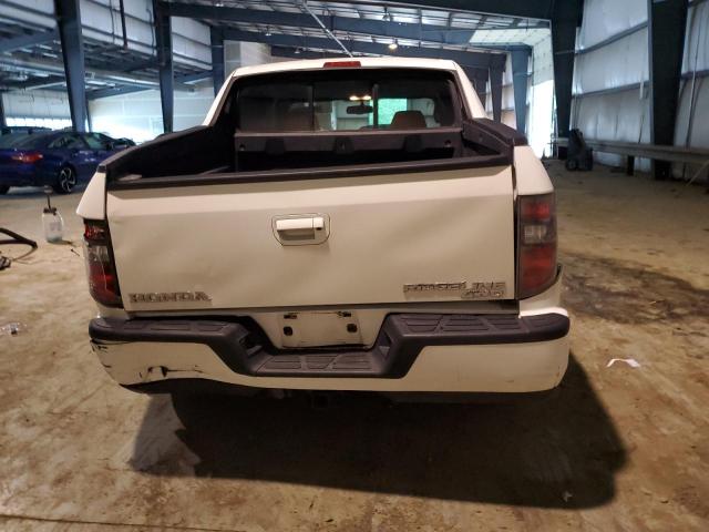 5FPYK1F47DB005224 - 2013 HONDA RIDGELINE RTS WHITE photo 6