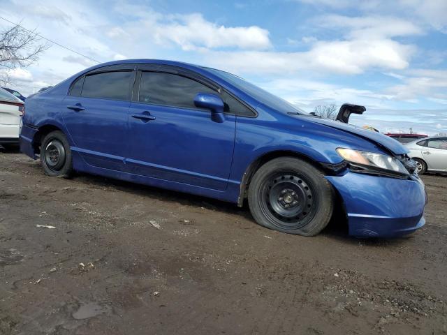 2HGFA16567H512109 - 2007 HONDA CIVIC LX BLUE photo 4