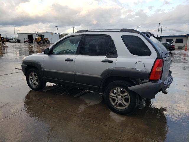 KNDJF723377303049 - 2007 KIA SPORTAGE EX SILVER photo 2