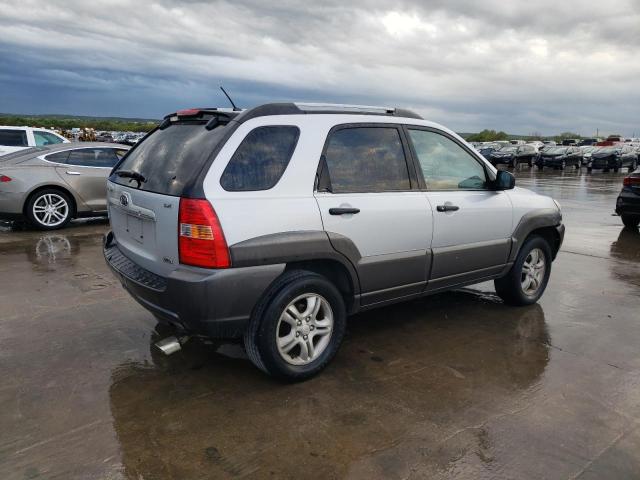 KNDJF723377303049 - 2007 KIA SPORTAGE EX SILVER photo 3