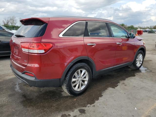 5XYPG4A5XGG098440 - 2016 KIA SORENTO LX RED photo 3