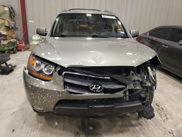 5NMSH13E29H248939 - 2009 HYUNDAI SANTA FE SE GREEN photo 5