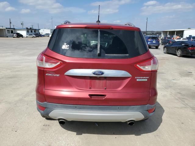 1FMCU0J96EUB84645 - 2014 FORD ESCAPE TITANIUM RED photo 6