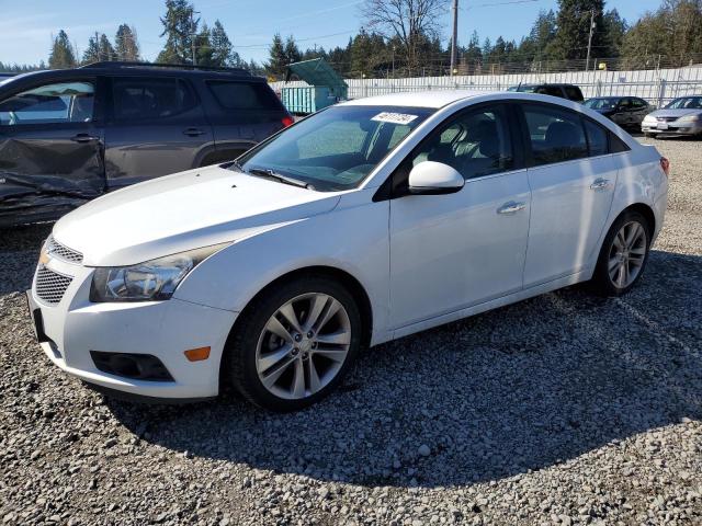 1G1PH5SC4C7157188 - 2012 CHEVROLET CRUZE LTZ WHITE photo 1