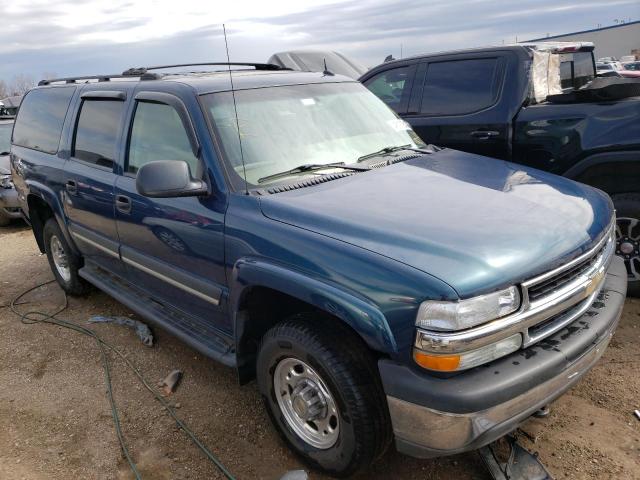 1GNGK26UX5R207617 - 2005 CHEVROLET SUBURBAN K2500 BLUE photo 4