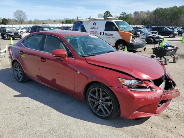 JTHBF1D22E5027427 - 2014 LEXUS IS 250 RED photo 4