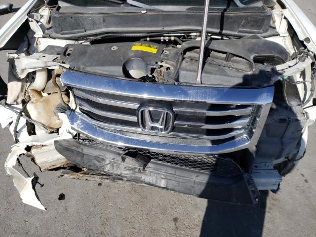 5FNYF4H59CB058641 - 2012 HONDA PILOT EXL WHITE photo 12