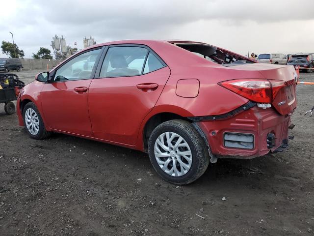 5YFBURHE7JP830080 - 2018 TOYOTA COROLLA L RED photo 2