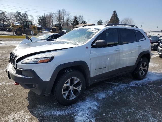 1C4PJMBB6JD545342 - 2018 JEEP CHEROKEE TRAILHAWK WHITE photo 1