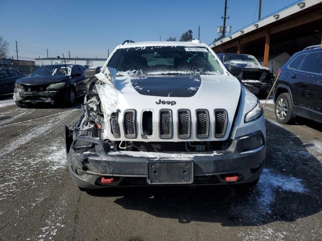 1C4PJMBB6JD545342 - 2018 JEEP CHEROKEE TRAILHAWK WHITE photo 5