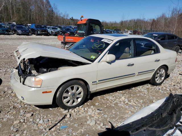 KNAGD128445304661 - 2004 KIA OPTIMA LX WHITE photo 1