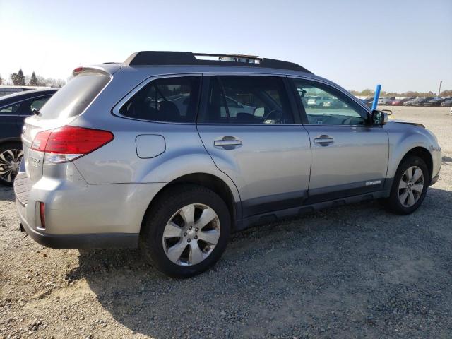 4S4BRBGC6B3320348 - 2011 SUBARU OUTBACK 2.5I PREMIUM SILVER photo 3