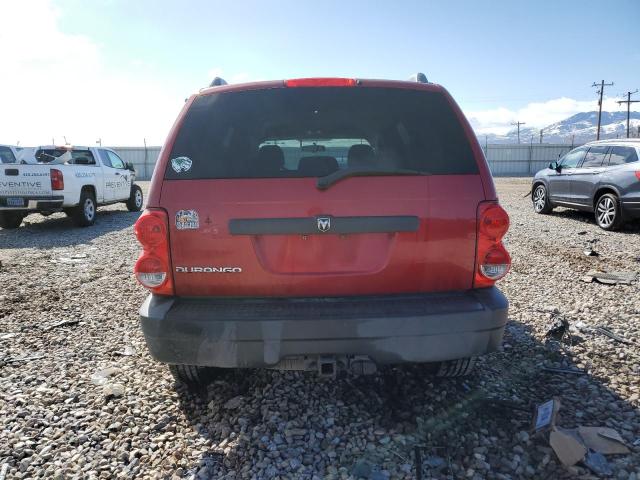 1D8HB38N88F158076 - 2008 DODGE DURANGO SXT RED photo 6