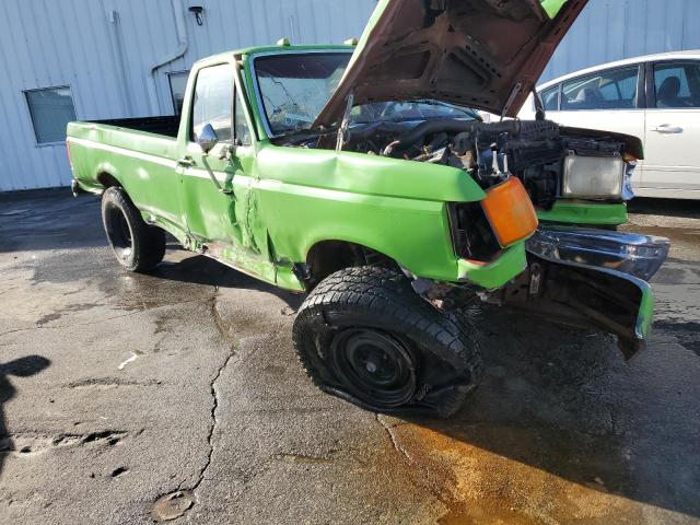 1FTCF15N5HLA20468 - 1987 FORD F150 GREEN photo 4