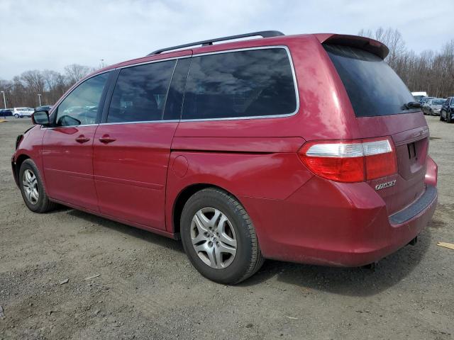 5FNRL38676B420714 - 2006 HONDA ODYSSEY EXL RED photo 2