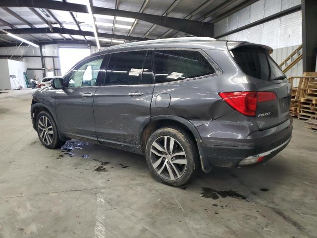 5FNYF6H09GB045281 - 2016 HONDA PILOT ELITE GRAY photo 2