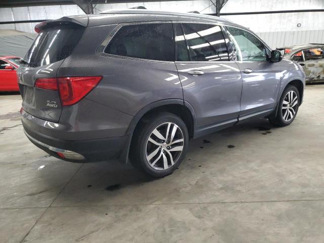 5FNYF6H09GB045281 - 2016 HONDA PILOT ELITE GRAY photo 3