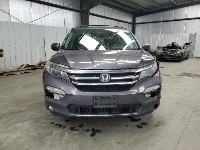 5FNYF6H09GB045281 - 2016 HONDA PILOT ELITE GRAY photo 5