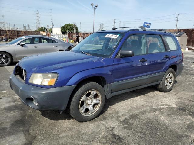 JF1SG636X4H751384 - 2004 SUBARU FORESTER 2.5X BLUE photo 1