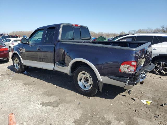 2FTRX07L01CA06250 - 2001 FORD F150 BLUE photo 2