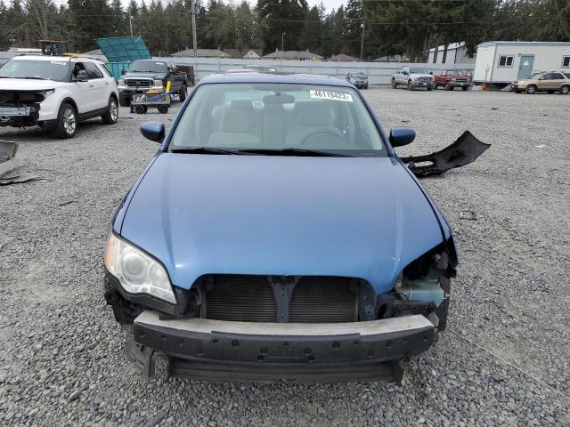 4S3BL616487218645 - 2008 SUBARU LEGACY 2.5I BLUE photo 5