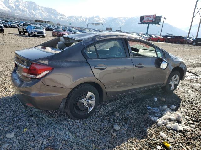 2HGFB2F52DH579952 - 2013 HONDA CIVIC LX GRAY photo 3