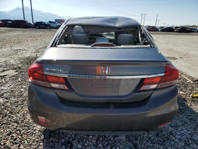 2HGFB2F52DH579952 - 2013 HONDA CIVIC LX GRAY photo 6