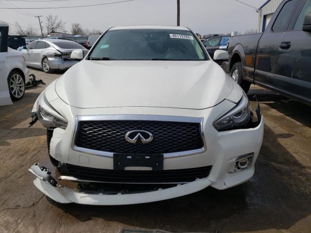 JN1BV7AR3FM413051 - 2015 INFINITI Q50 BASE WHITE photo 5