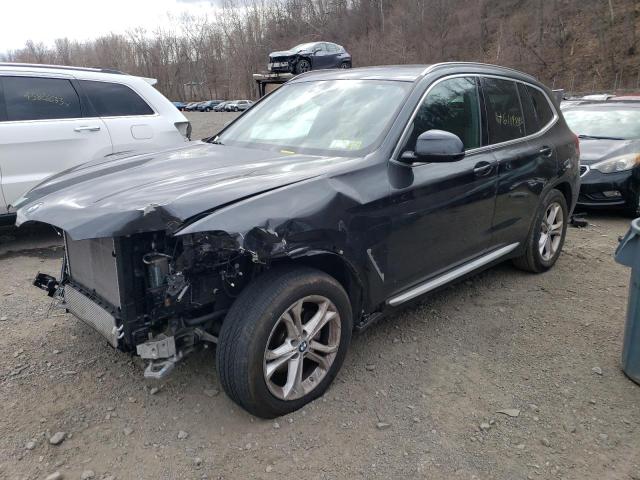 5UXTY5C02M9G54273 - 2021 BMW X3 XDRIVE30I Սև լուսանկար 1