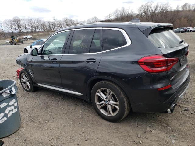 5UXTY5C02M9G54273 - 2021 BMW X3 XDRIVE30I Սև լուսանկար 2