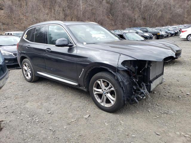 5UXTY5C02M9G54273 - 2021 BMW X3 XDRIVE30I Սև լուսանկար 4
