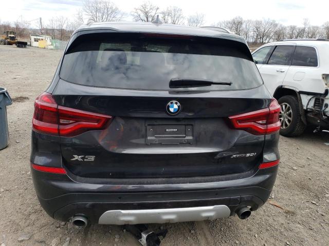 5UXTY5C02M9G54273 - 2021 BMW X3 XDRIVE30I Սև լուսանկար 6
