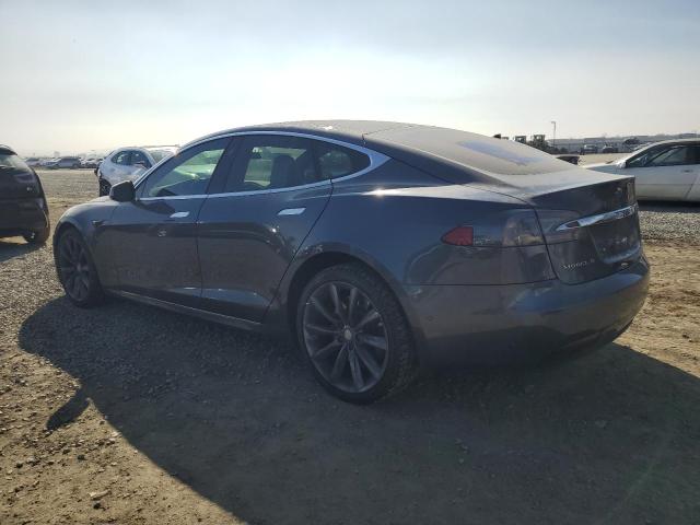 5YJSA1E27HF228676 - 2017 TESLA MODEL S GRAY photo 2