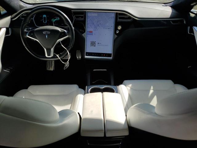 5YJSA1E27HF228676 - 2017 TESLA MODEL S GRAY photo 8