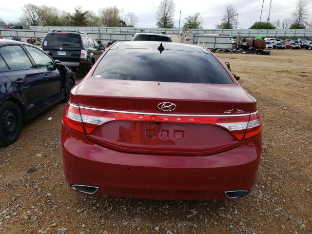 KMHFH4JG8DA233383 - 2013 HYUNDAI AZERA GLS RED photo 6