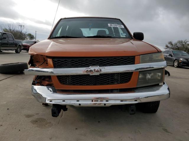 1GCCS138468135684 - 2006 CHEVROLET COLORADO ORANGE photo 5