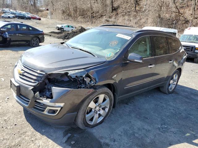 1GNKVJKD9EJ136720 - 2014 CHEVROLET TRAVERSE LTZ GRAY photo 1