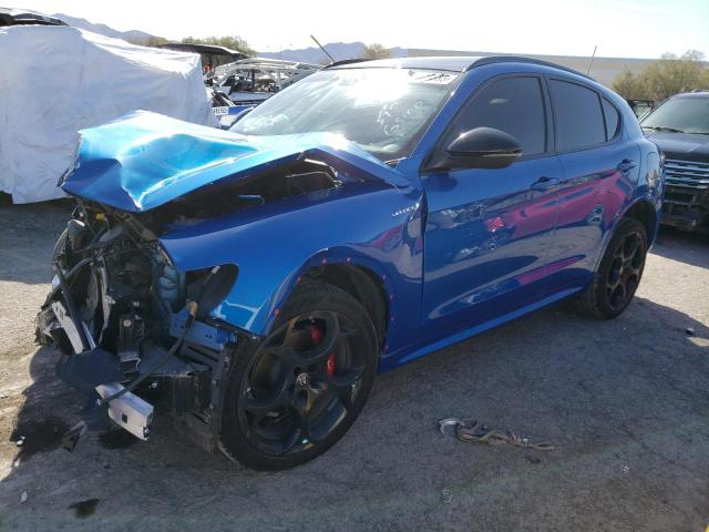 ZASPAKBN1N7D39629 - 2022 ALFA ROMEO STELVIO TI ლურჯი ფოტო 1