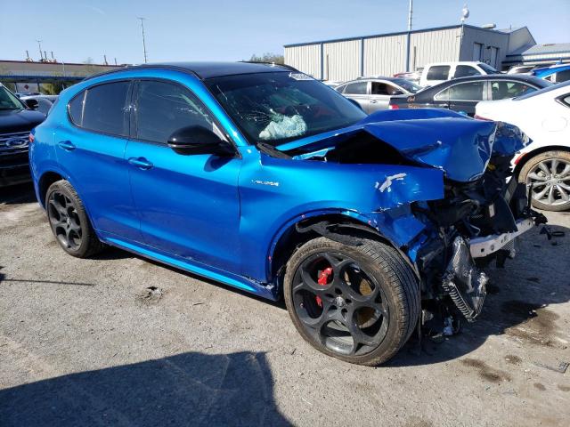 ZASPAKBN1N7D39629 - 2022 ALFA ROMEO STELVIO TI ლურჯი ფოტო 4
