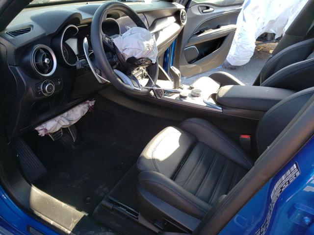 ZASPAKBN1N7D39629 - 2022 ALFA ROMEO STELVIO TI ლურჯი ფოტო 7