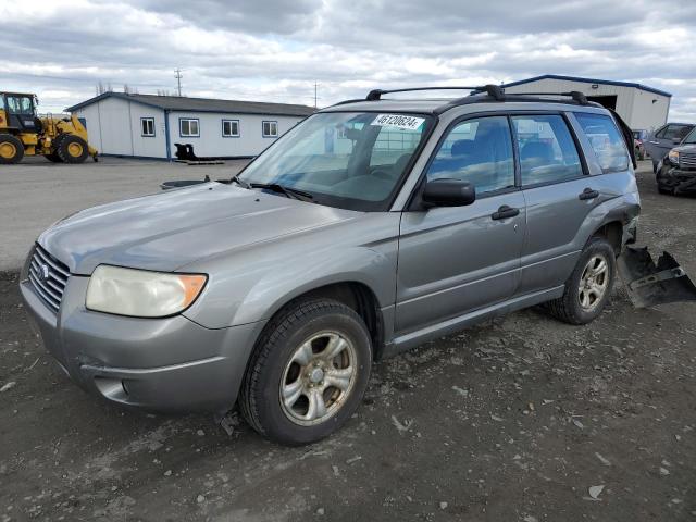 JF1SG63686G733961 - 2006 SUBARU FORESTER 2.5X SILVER photo 1