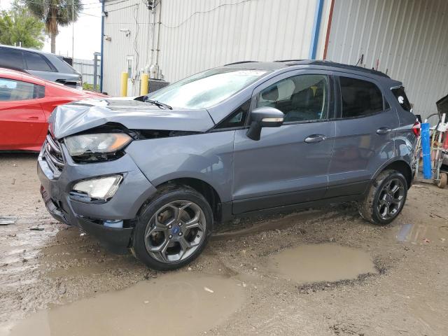 MAJ6P1CL6JC184531 - 2018 FORD ECOSPORT SES GRAY photo 1