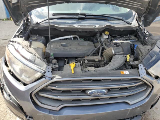 MAJ6P1CL6JC184531 - 2018 FORD ECOSPORT SES GRAY photo 12